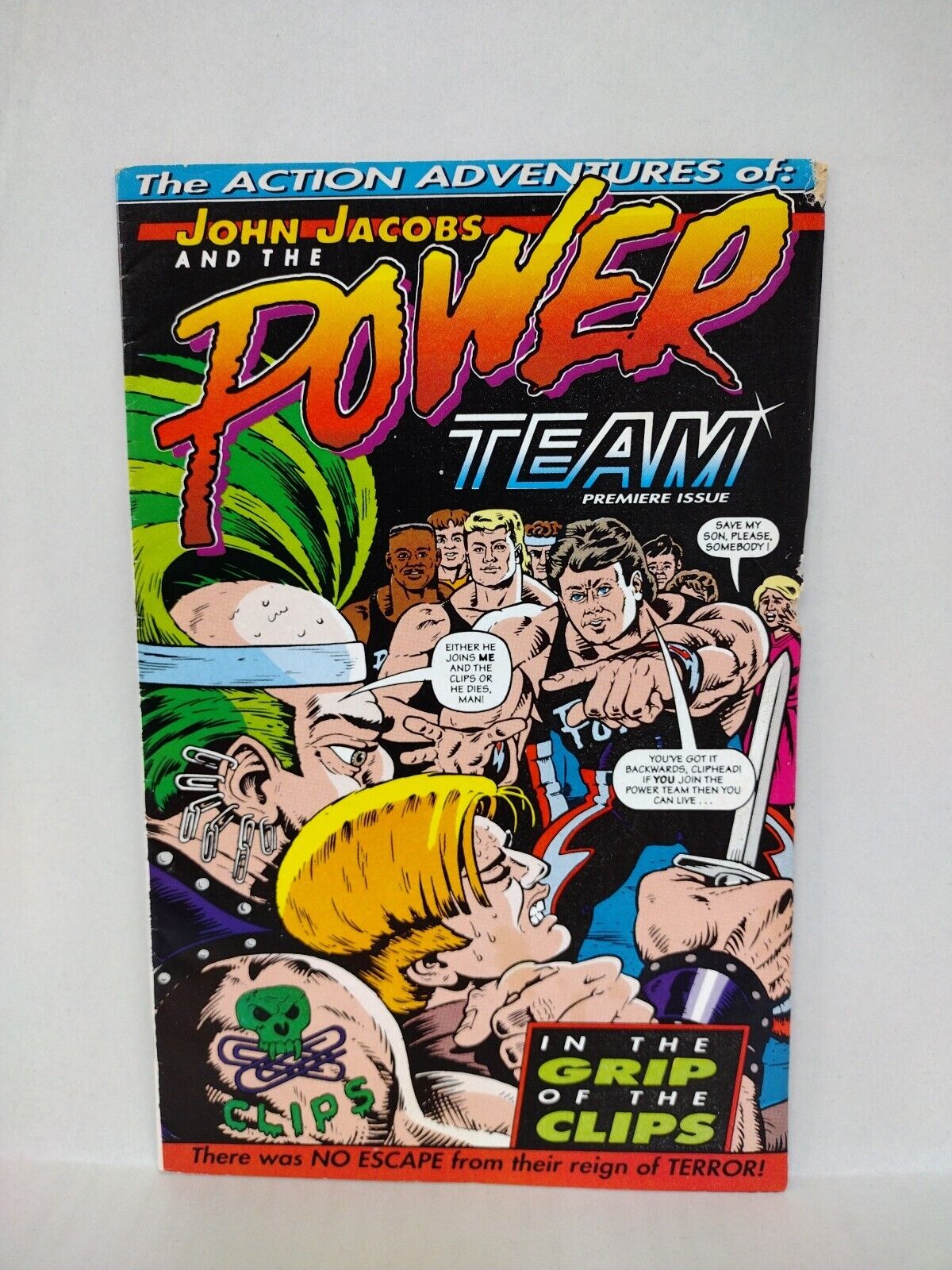 John Jacobs and the Power Team #1 (1991) Evangelical Comic Reader Copy