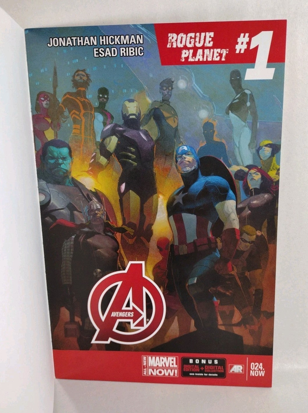 Avengers #24 (2014) Marvel Sketch Cover Variant Comic W Original Dave Castr Art