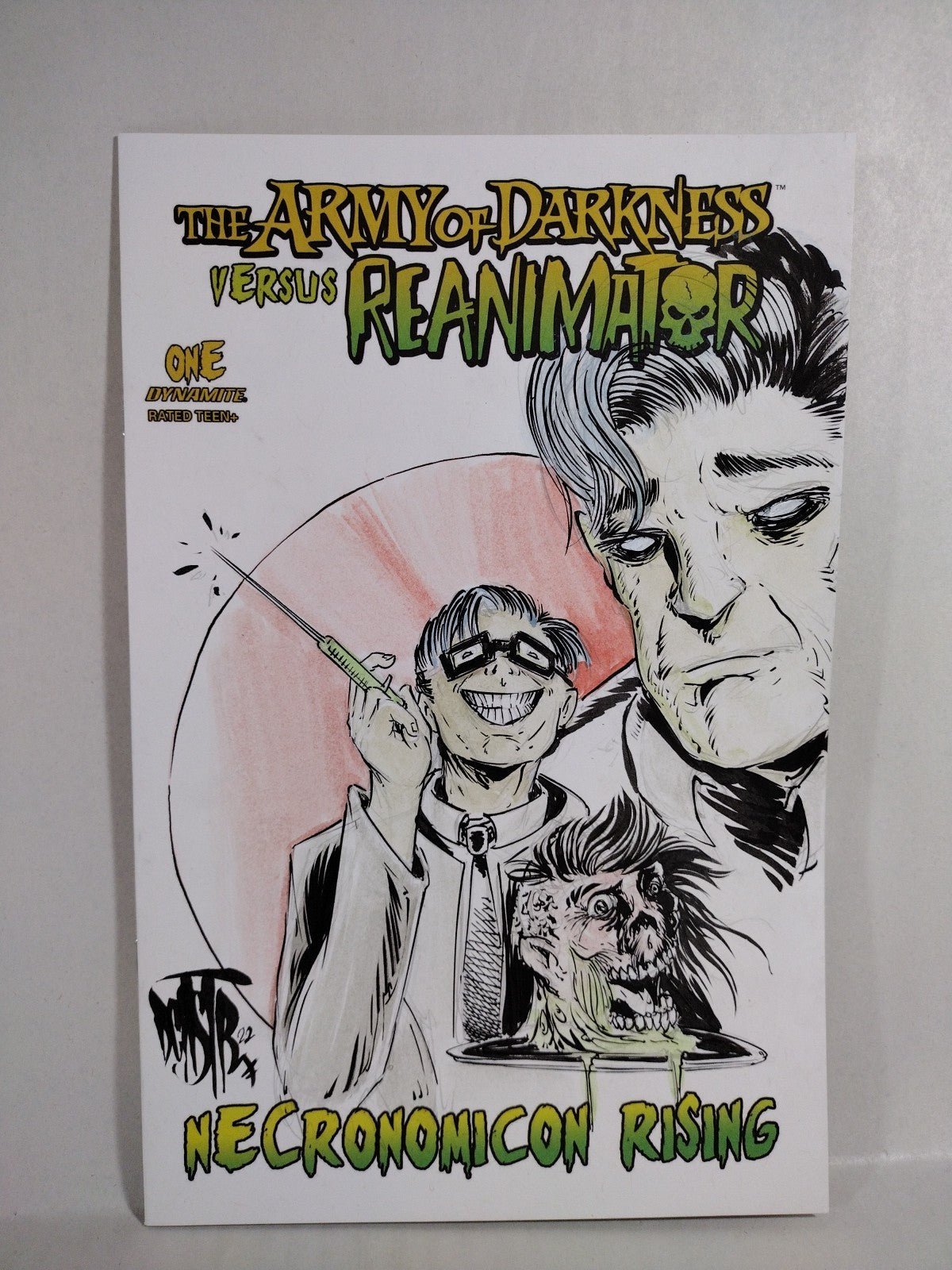 Army Of Darkness Vs Reanimator #1 (2022) Sketch Cover Variant W Original Art