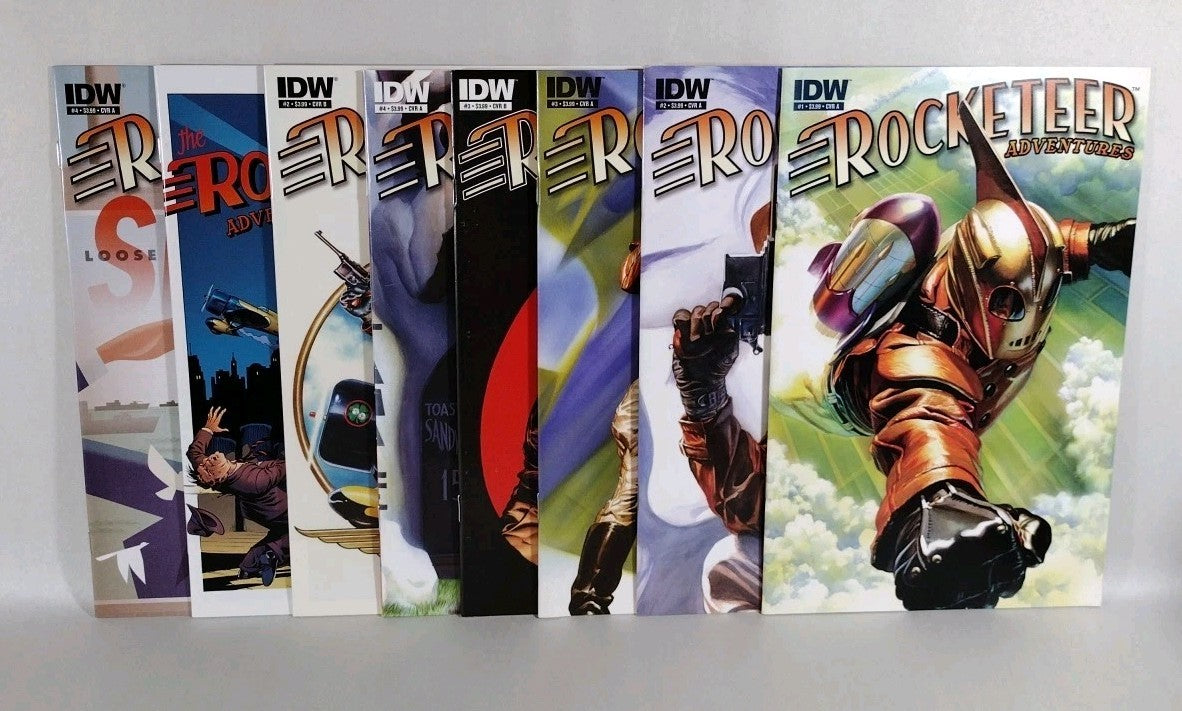ROCKETEER ADVENTURES (2011) Complete IDW Comic Set #1-4 + ADVENTURES 2 #2-4 NM
