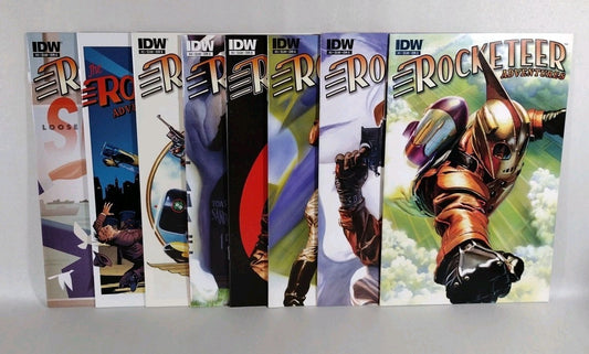 ROCKETEER ADVENTURES (2011) Complete IDW Comic Set #1-4 + ADVENTURES 2 #2-4 NM