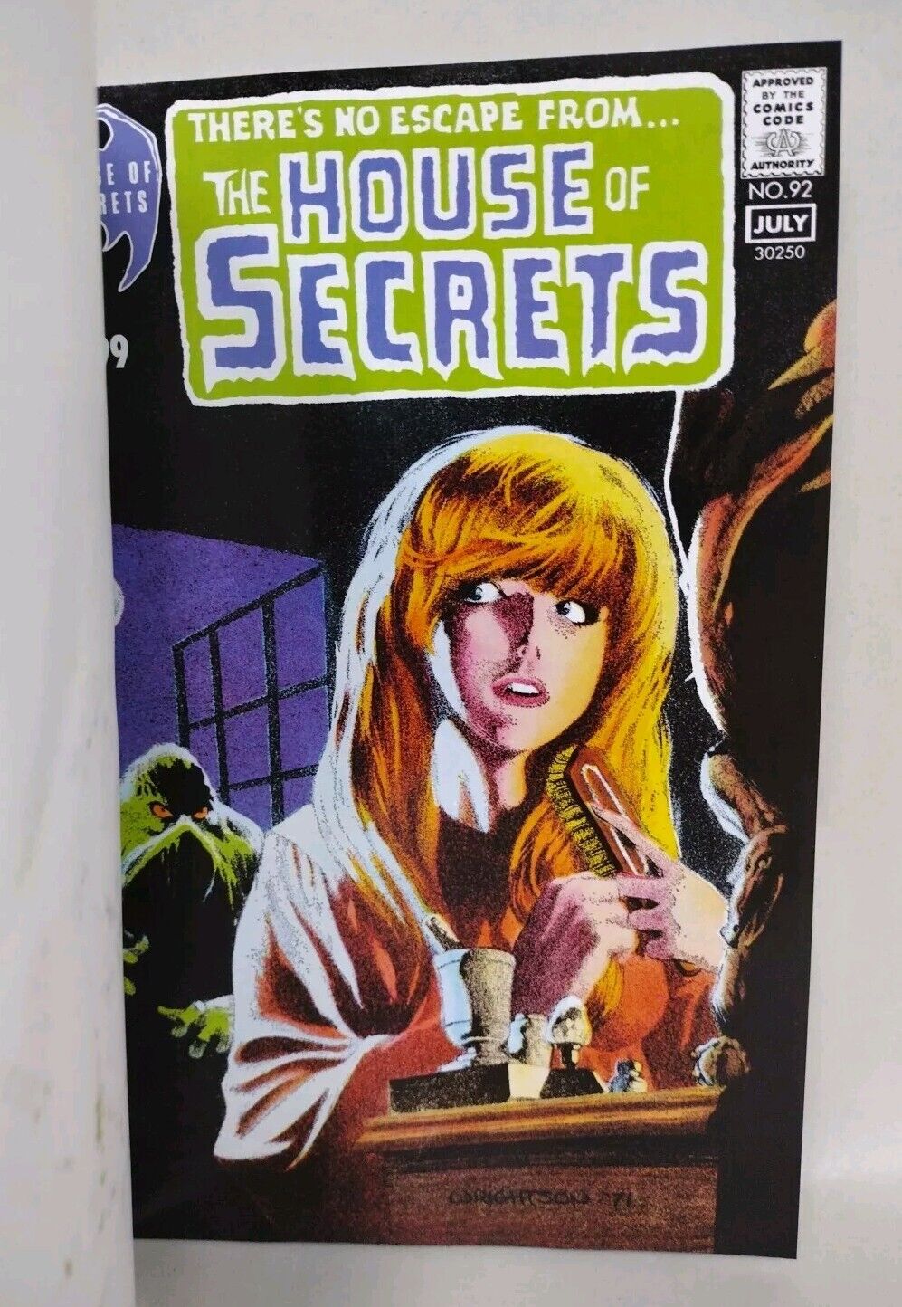 House Of Secrets 94 Facsimile (2024) DC Comic Sketch Cover W Original DCastr Art