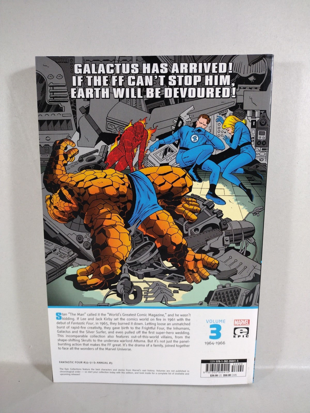 Fantastic Four Epic Collection Vol 3 (2022) Marvel TPB Coming Of Galactus New