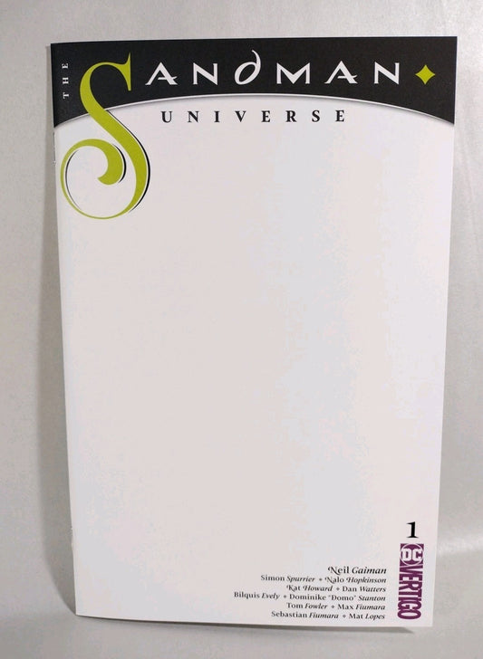 Sandman Universe #1 (2018) DC Vertigo Blank Sketch Cover Comic New NM