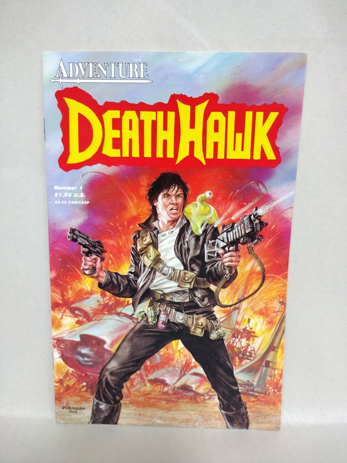 Death Hawk (1988) Complete Adventure Comic Mini-Series #1 2 3 Dave Dorman Cover