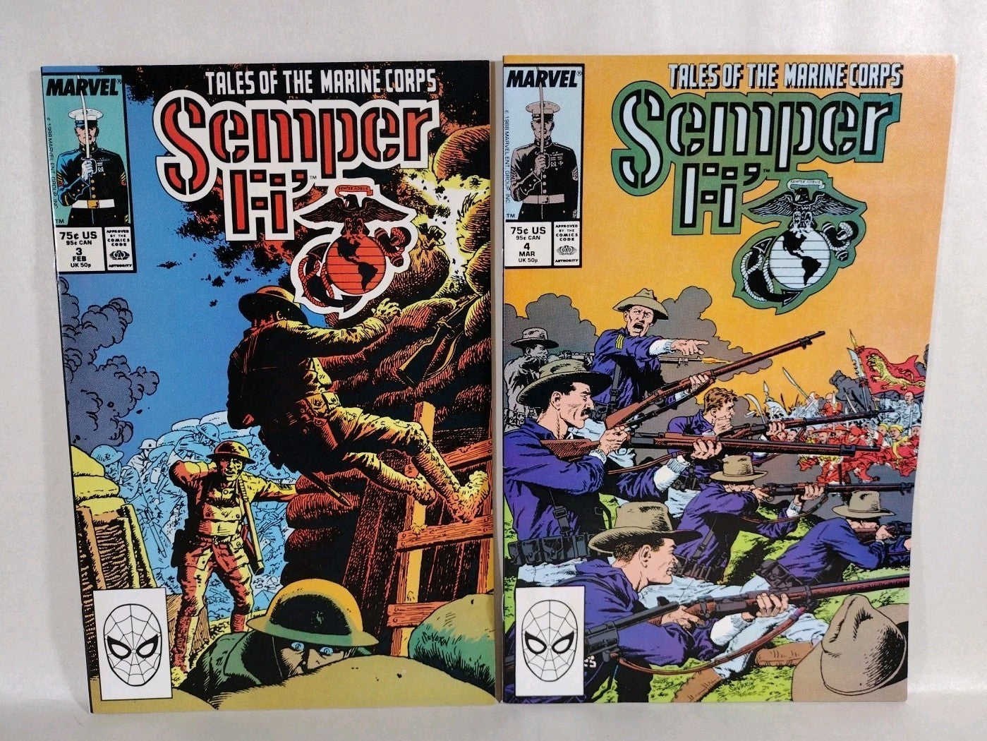 Semper Fi' (1988) Complete Marvel Comic Lot Set #1-9 Andy Kubert Palladino VF-NM