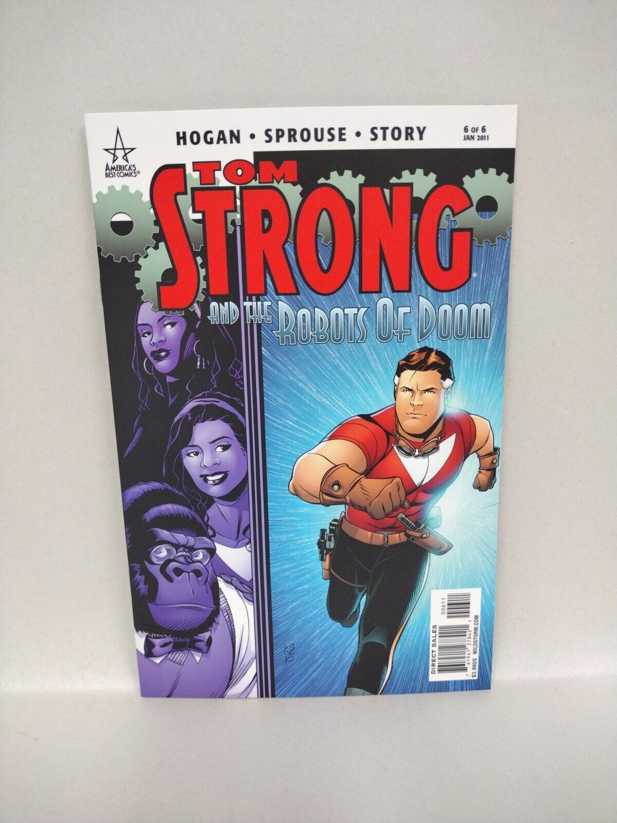 Tom Strong & The Robots of Doom (2010) Complete ABC Comic Lot set 1 2 3 4 5 6 NM