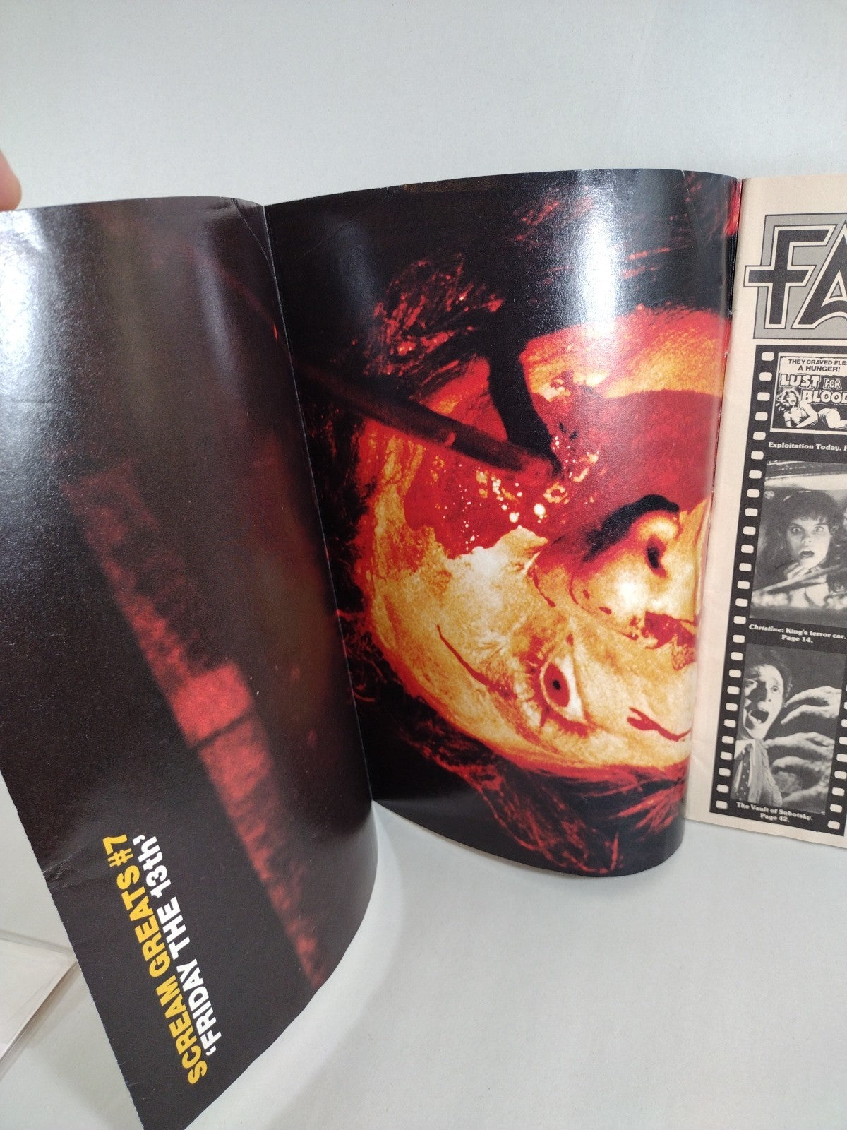FANGORIA Magazine #32 (1984) Friday The 13th Poster Christine CHUD Cujo GD