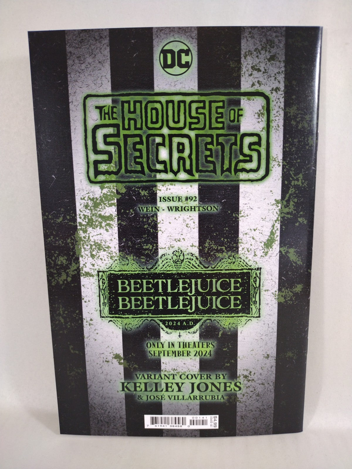House of Secrets #92 Facsimile Edition (2024) DC Comics Beetlejuice Variant NM