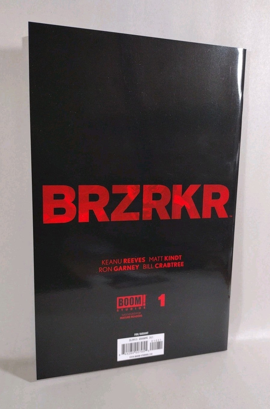 BRZRKR (2021) Boom Variant Cover Comic Set #1 3 4 Keanu Reeves Matt Kindt VF-NM