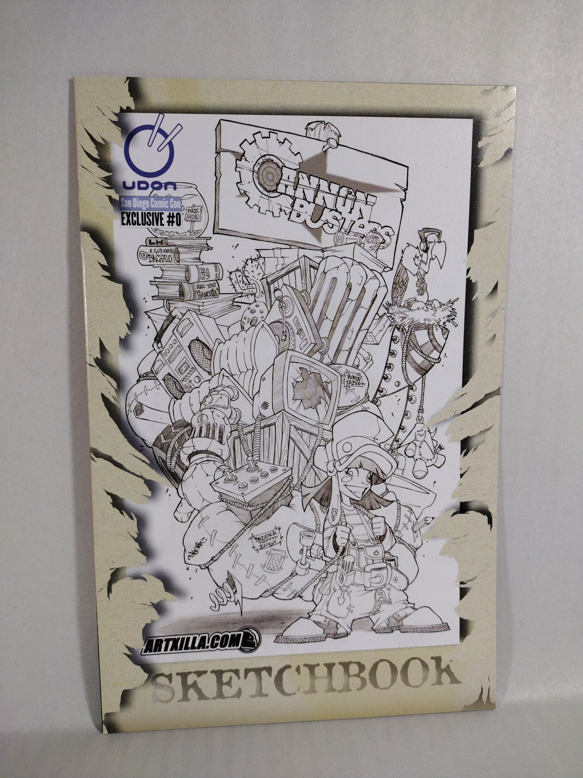 Cannon Busters #0 (2004) UDON SDCC Exclusive Preview Comic Character Guide NM