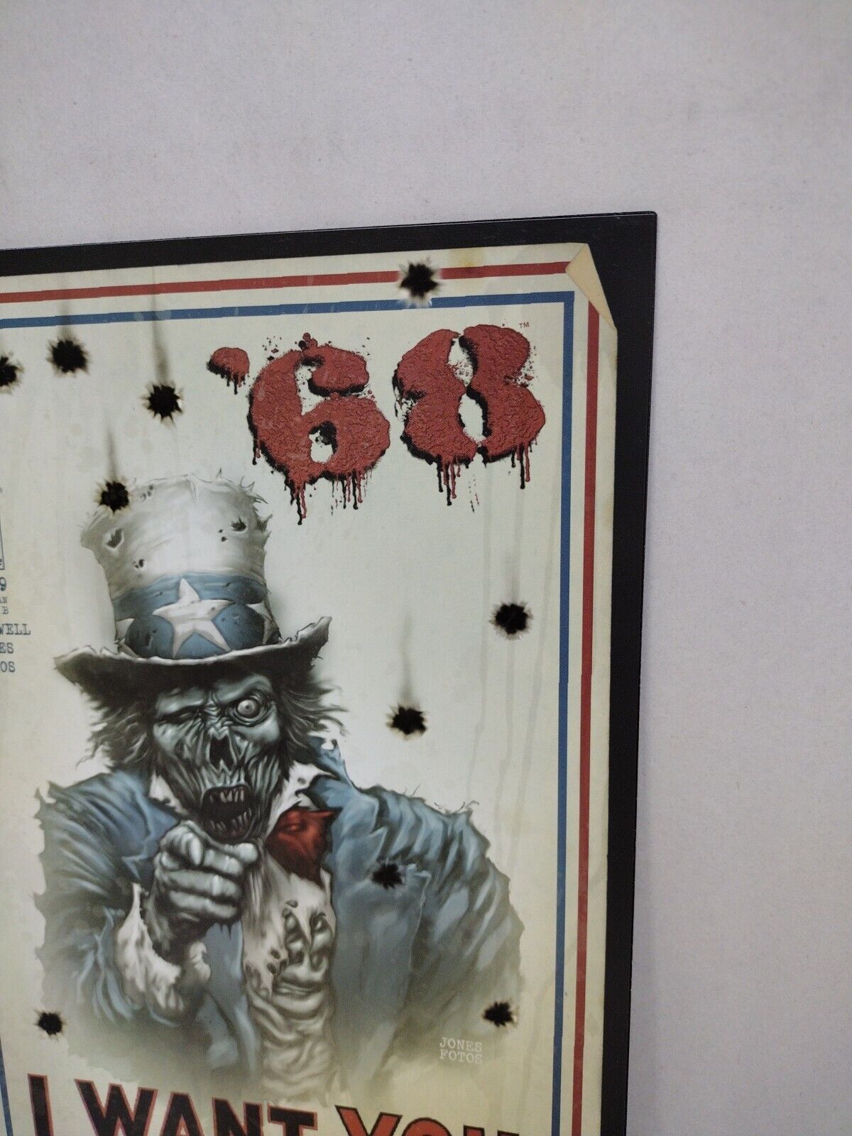 68 #1 (2006) Image Zombie Vietnam War Horror Comic Cover B Uncle Sam VF