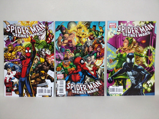 Spider-Man Secret Wars (2010) #1 2 3 Paul Tobin Patrick Scherberger VF-NM