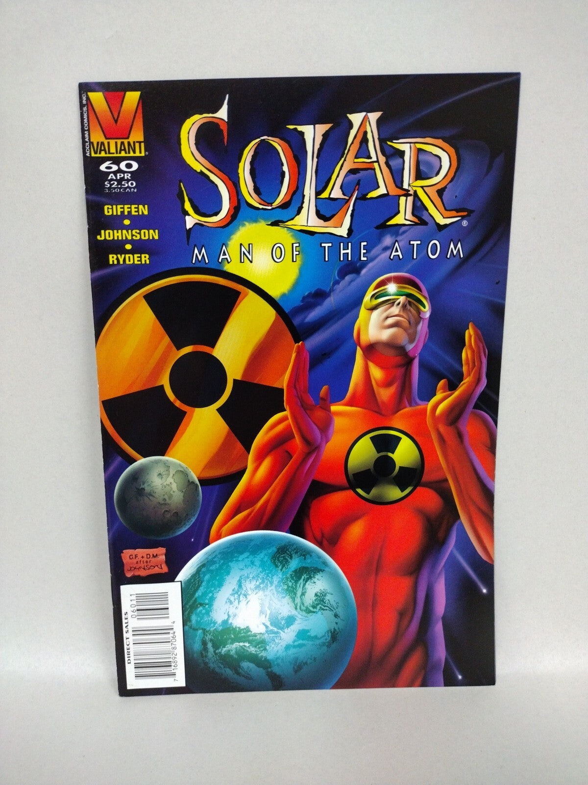 Solar Man Of The Atom (1995) Valiant Comic Lot #58 59 60 Low Print Last Issues