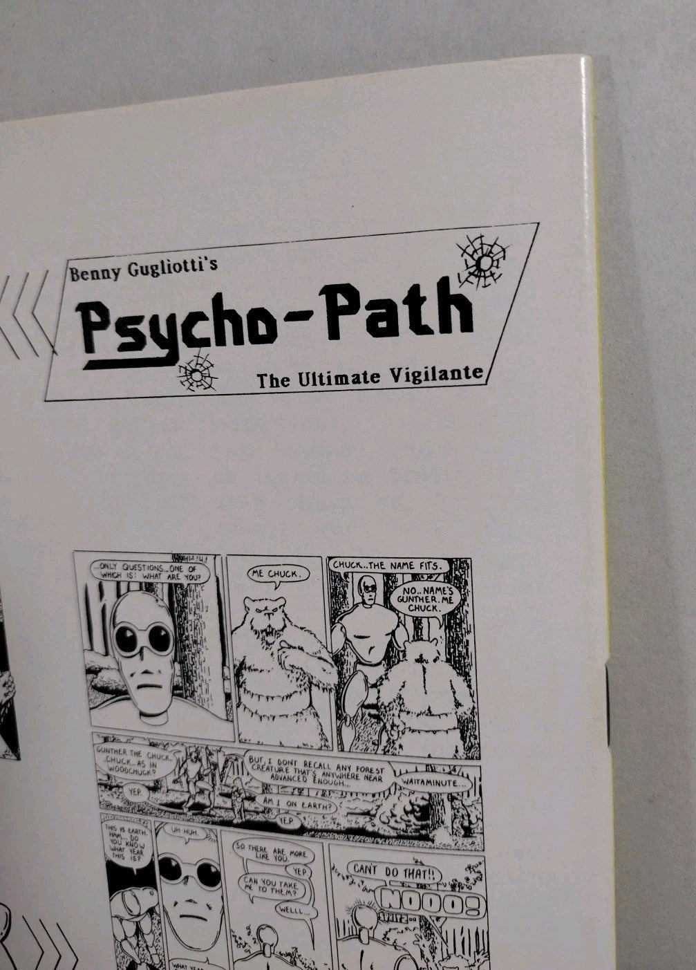 Psycho-Path #1 (1990) Silver Wolf Venusian Press 1st Appearance Gugliotti VF-NM