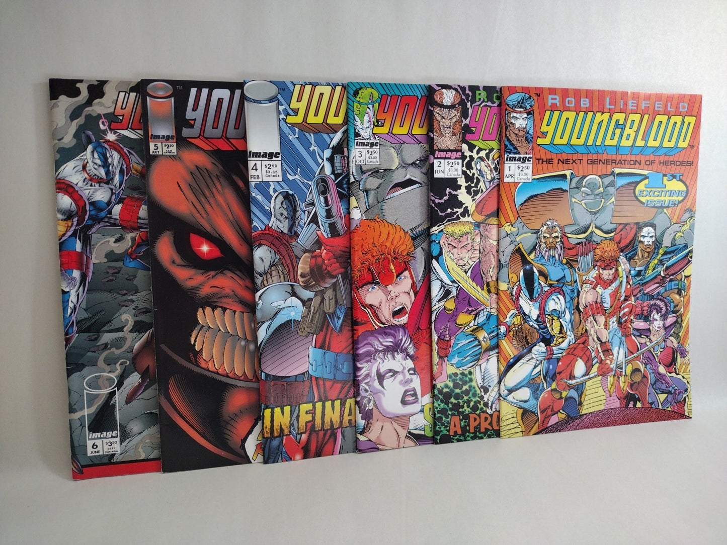 Youngblood Vol 1 (1992) Image Comic Lot Set #1 2 3 4 5 6 1st Appearances F-VF