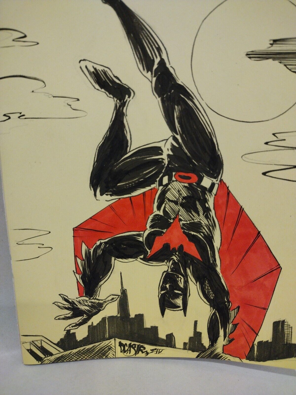 Batman Beyond #1 (2024) Facsimile Edition DC Comic Sketch Cover W Original Art