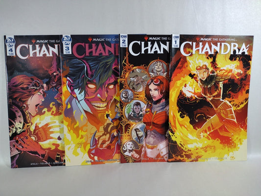 Magic The Gathering Chandra (2018) Complete IDW Comic Set #1 2 3 4 MTG VF-NM