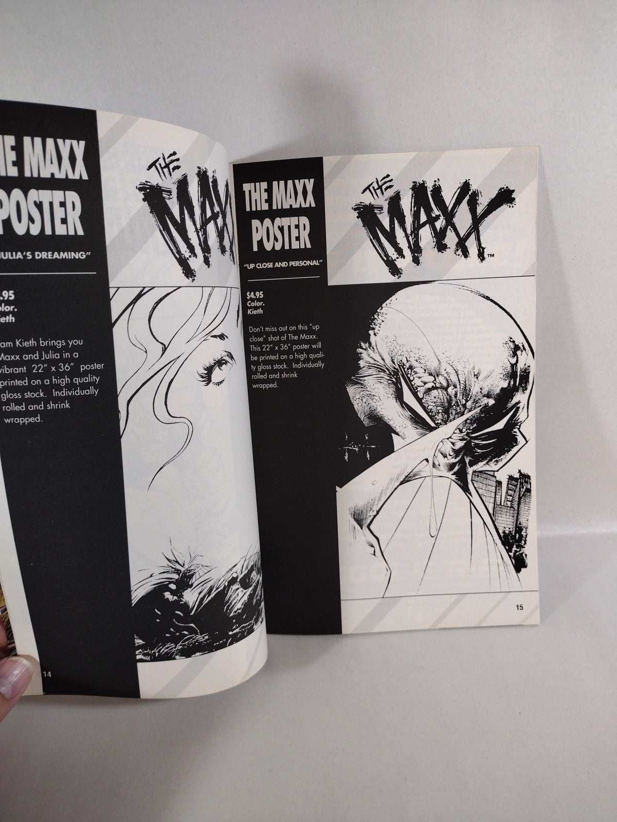 Inside Image #13 (1994) Spawn Batman Kindred Flip Cover VF