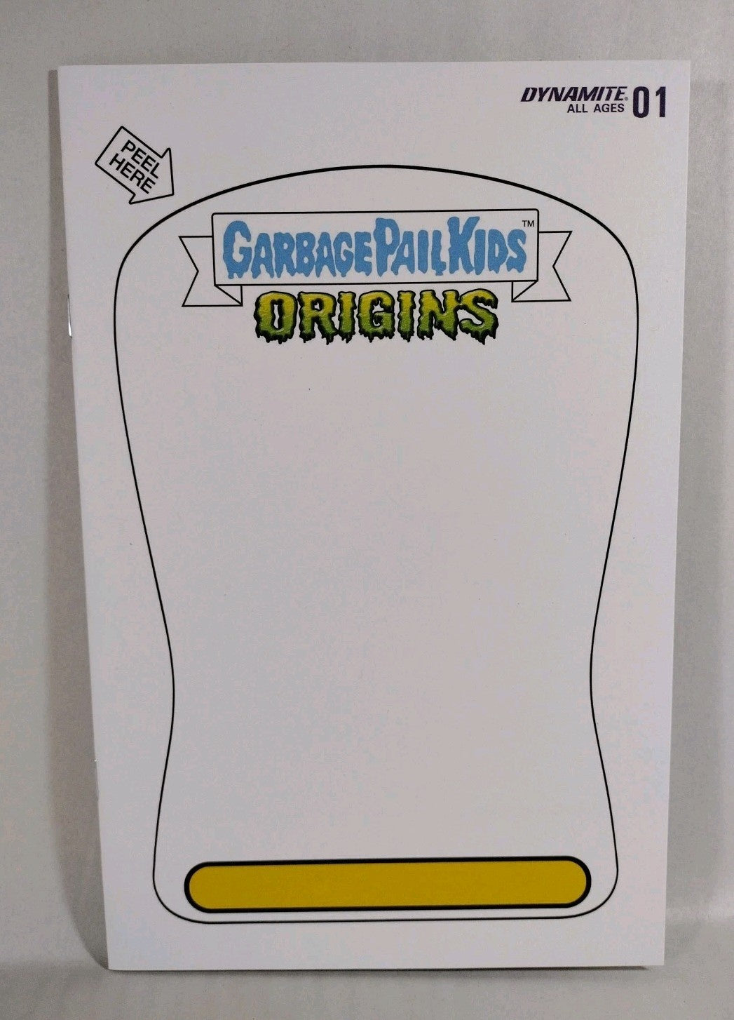 Garbage Pail Kids Origins #1 (2022) Dynamite Blank Sketch Cover O Variant NM