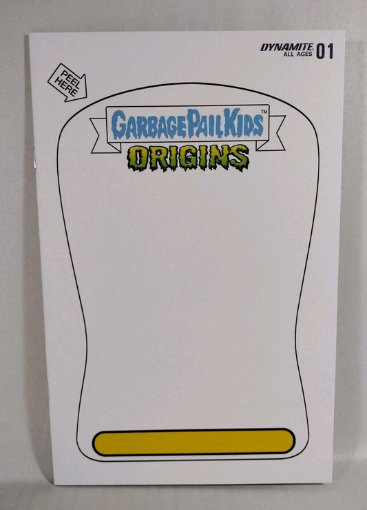 Garbage Pail Kids Origins #1 (2022) Dynamite Blank Sketch Cover O Variant NM