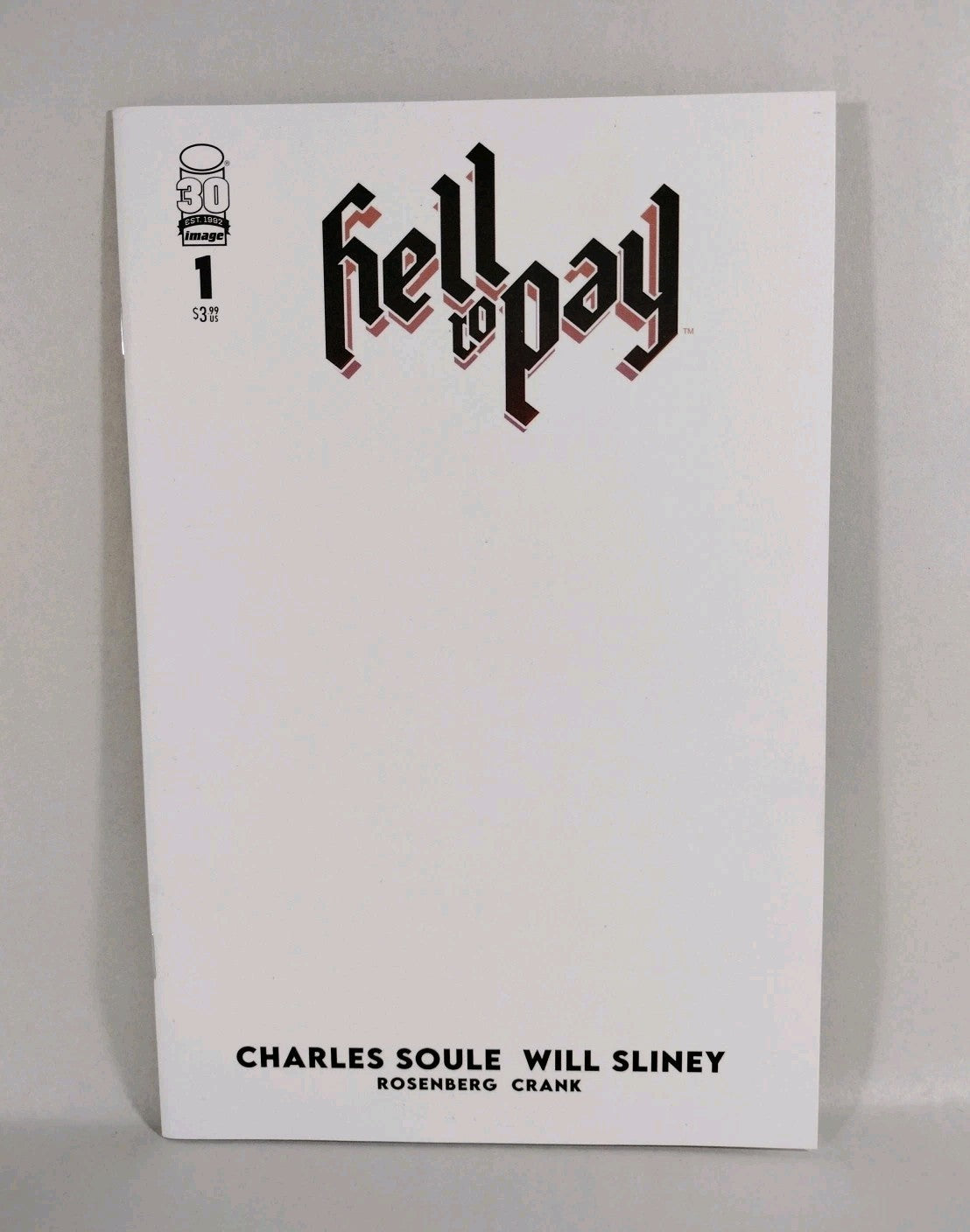 Hell To Pay #1 (2022) Image Blank Sketch Cover Image Comic Soule Sliney NM