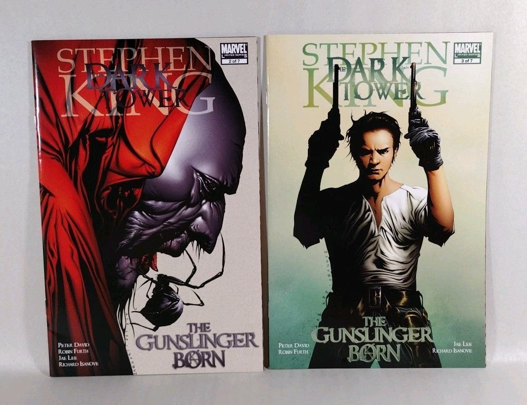 Dark Tower Gunslinger Born Complete 2007 Marvel Comic Set #1-7 Guidebook + Bonus