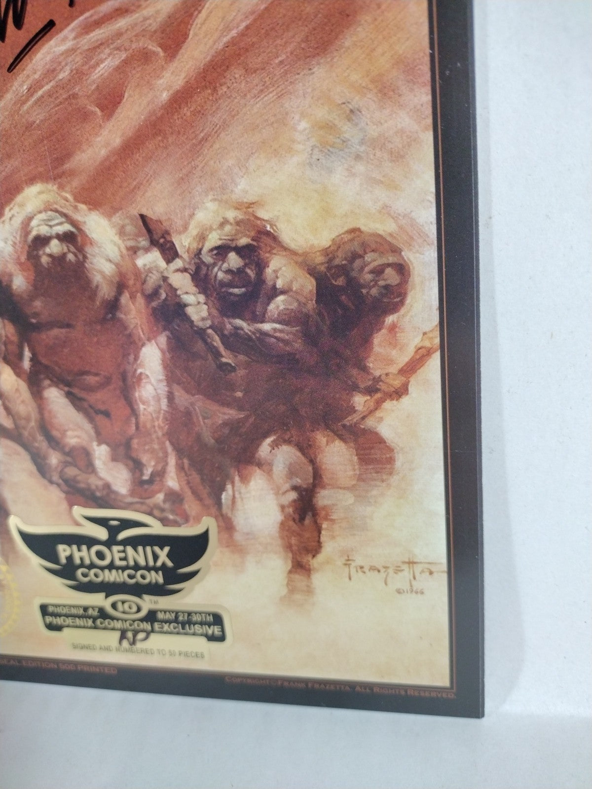 Frank Frazetta Neanderthal #1 Image Comic One Shot Phoenix Exclusive AP Signed