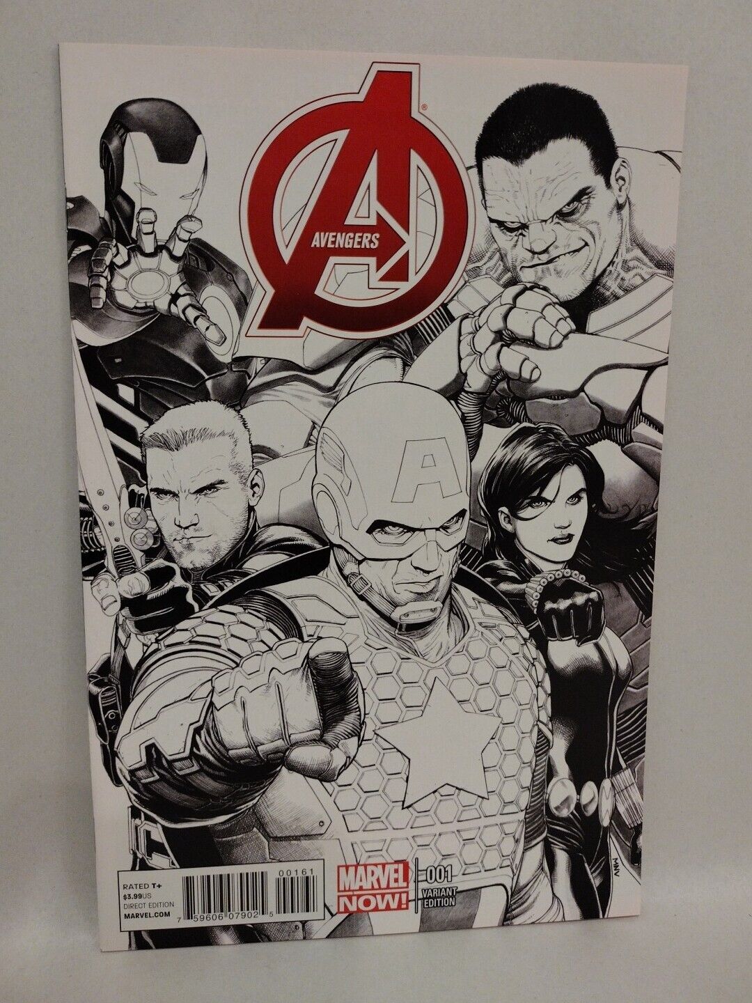 Avengers #1 (2012) Marvel Comic 1:150 Steve McNiven Sketch Variant Cover NM