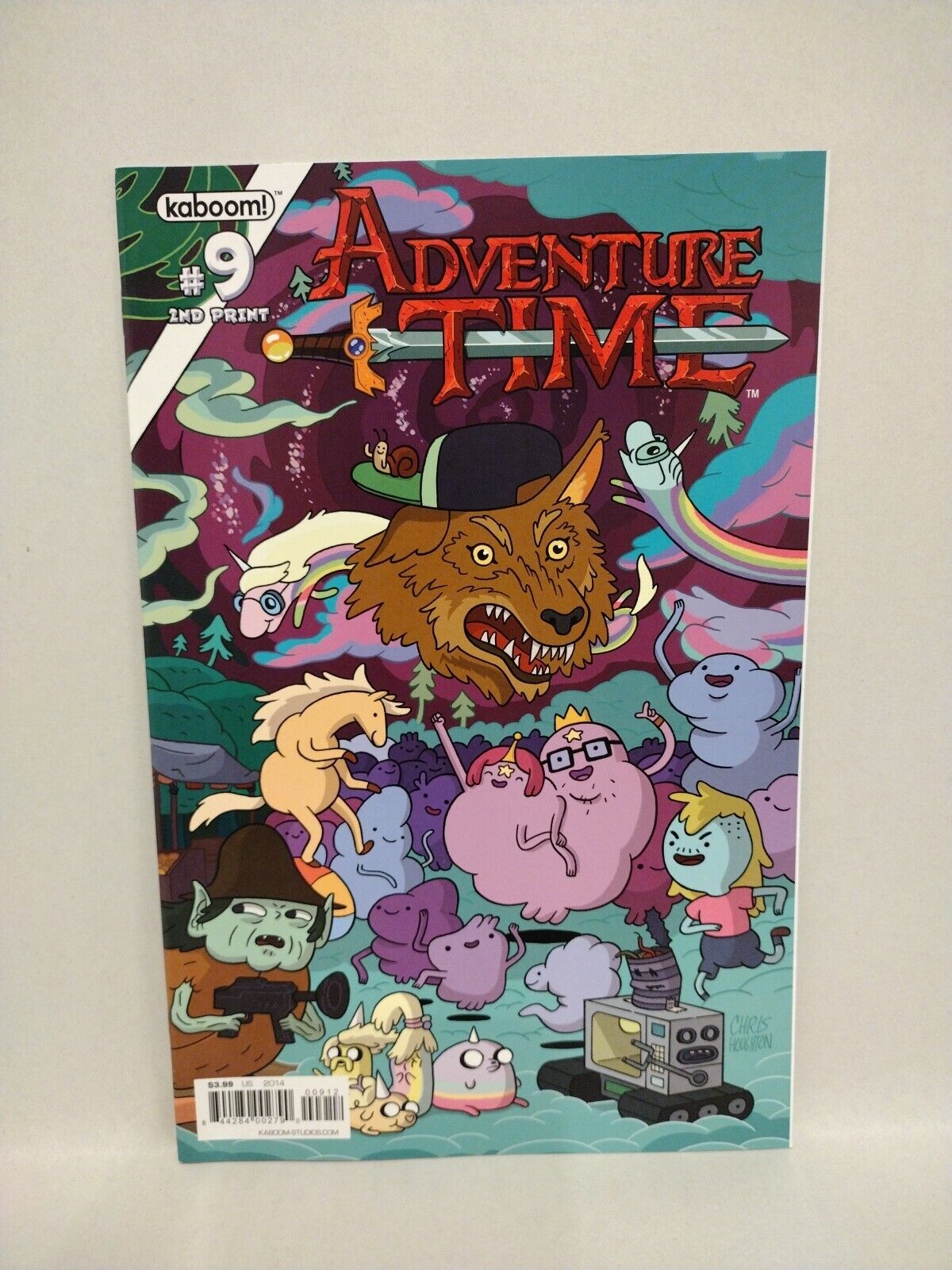 Adventure Time #9 (2014) Boom Comic Rare Party God 2nd Print Variant