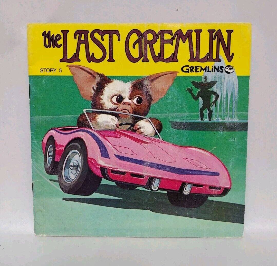 Gizmo And The Gremlins (1984) Story Book 2 3 4 5 W Records + Golden Book Lot