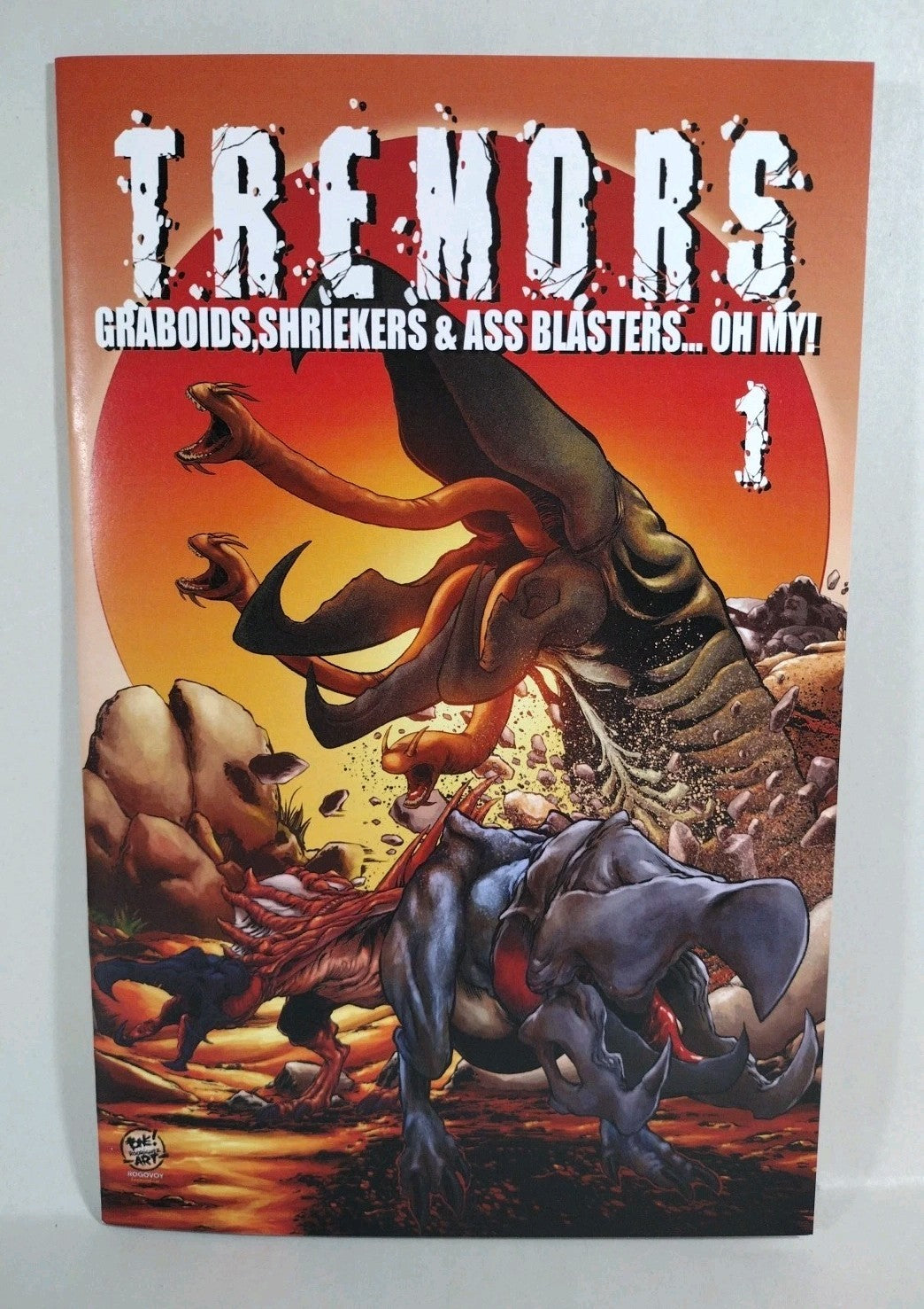 Tremors #1 (2024) Aequitas Comic 1st Print Graboids Shriekers A$$ Blasters NM