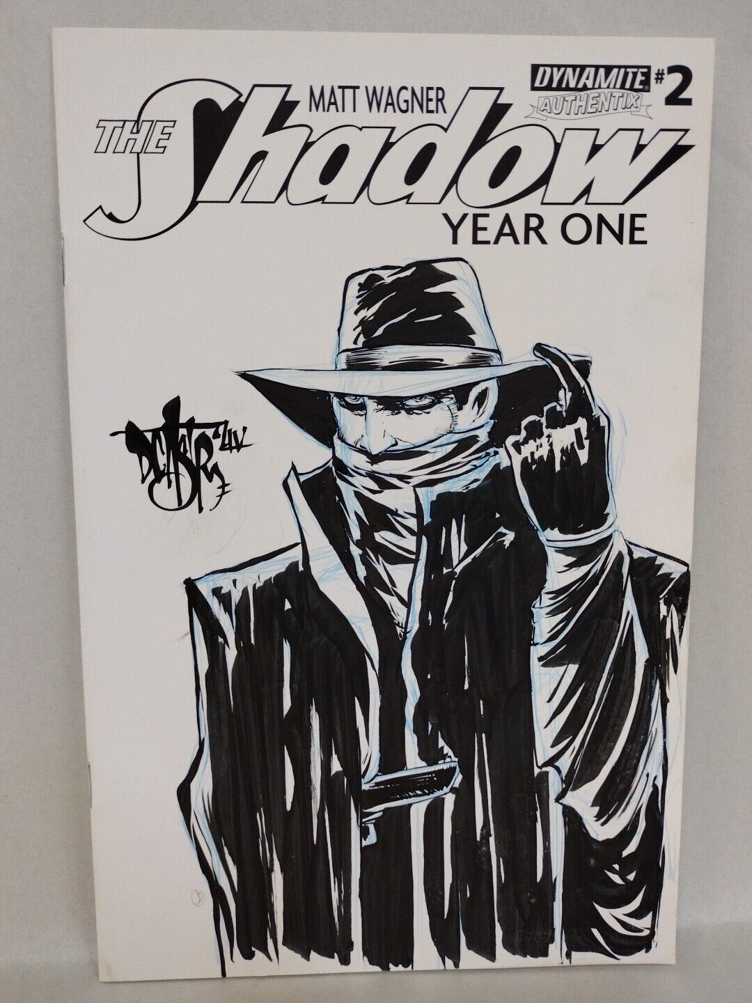 The Shadow Year One #2 Blank Cover Variant W Original The Shadow Art ARG COA