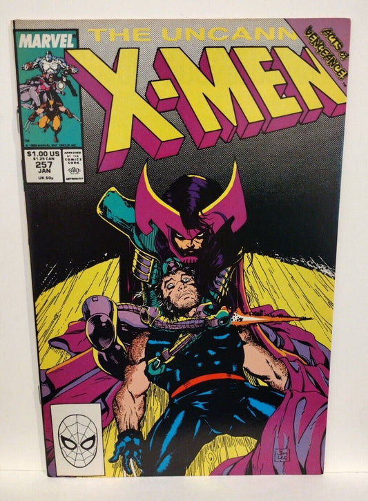 Uncanny X-Men 257 (1990) Marvel Comic 1st App Lady Mandarin & Jubilee’s Costume