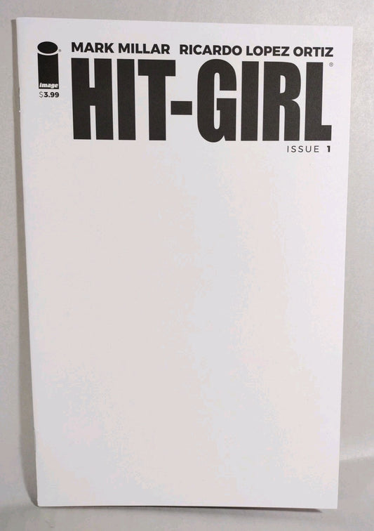 Hit-Girl #1 (2018) Image Comic Blank Sketch Variant Cover Mark Millar New NM