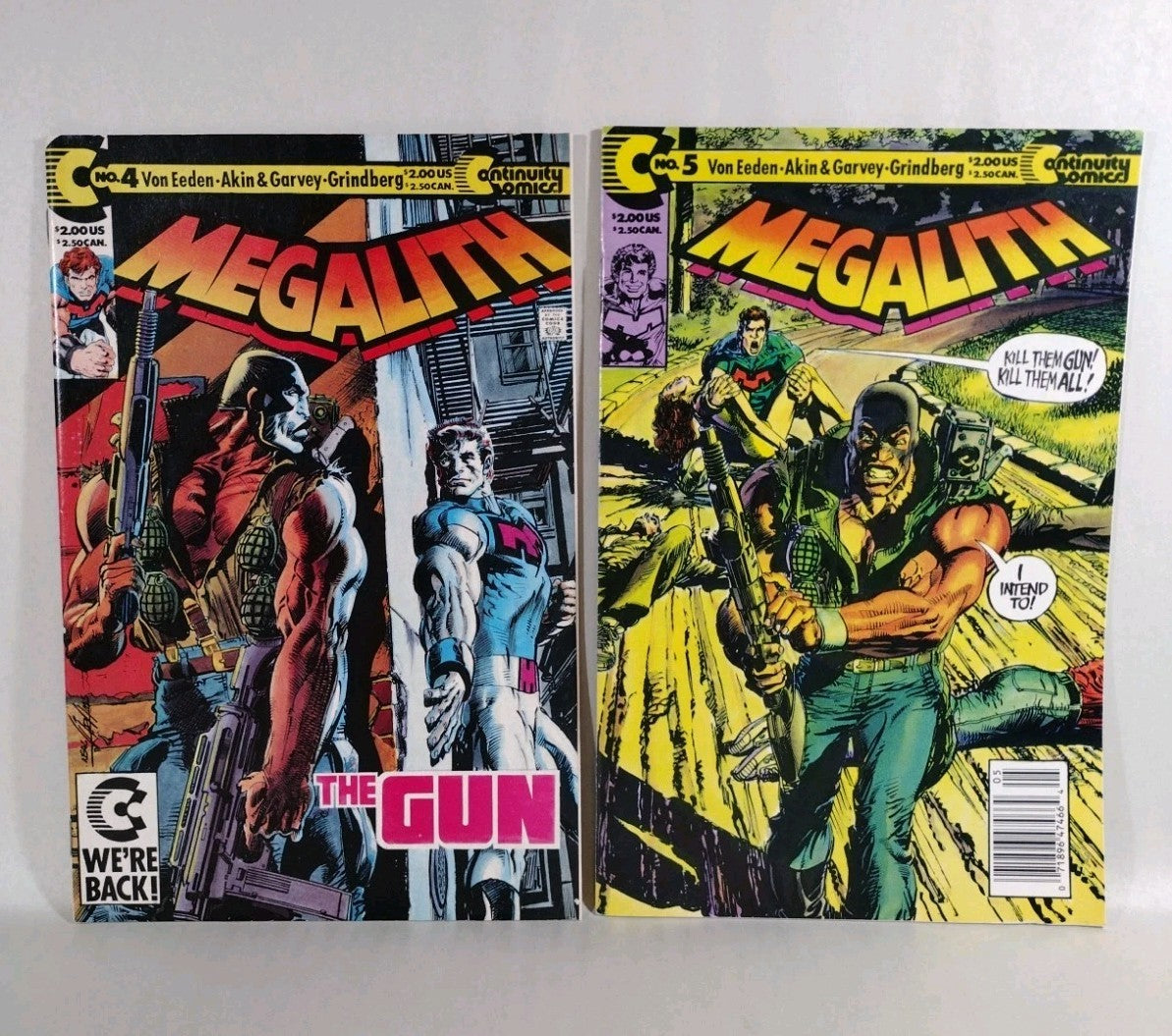 Megalith (1990) Continuity Comic Lot #4 5 9 Vol 2 #4 6 7