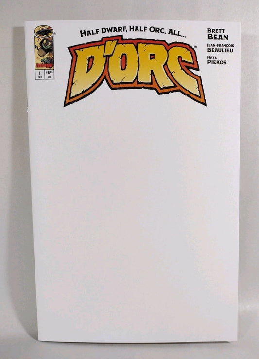 D'ORC #1 (2026) Image Comic Blank Sketch Cover Variant New NM