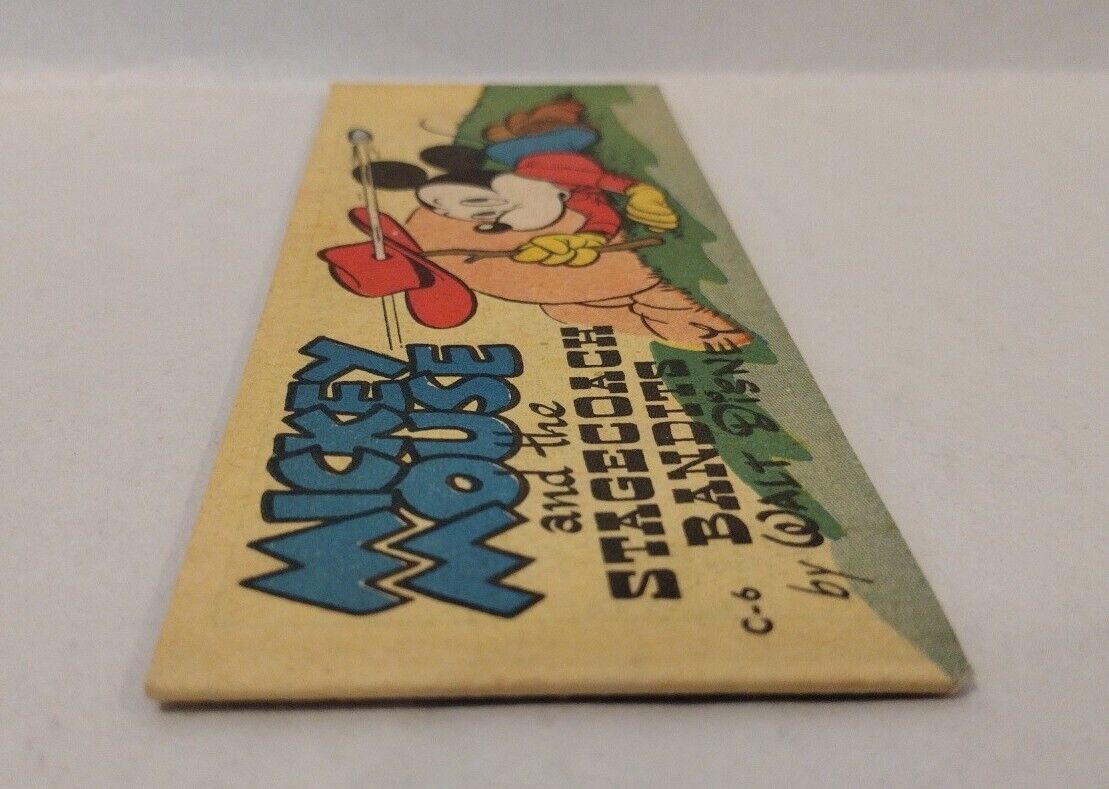 Mickey and the Stagecoach Bandits #C-6 (1951) Disney General Mills Mini Comic