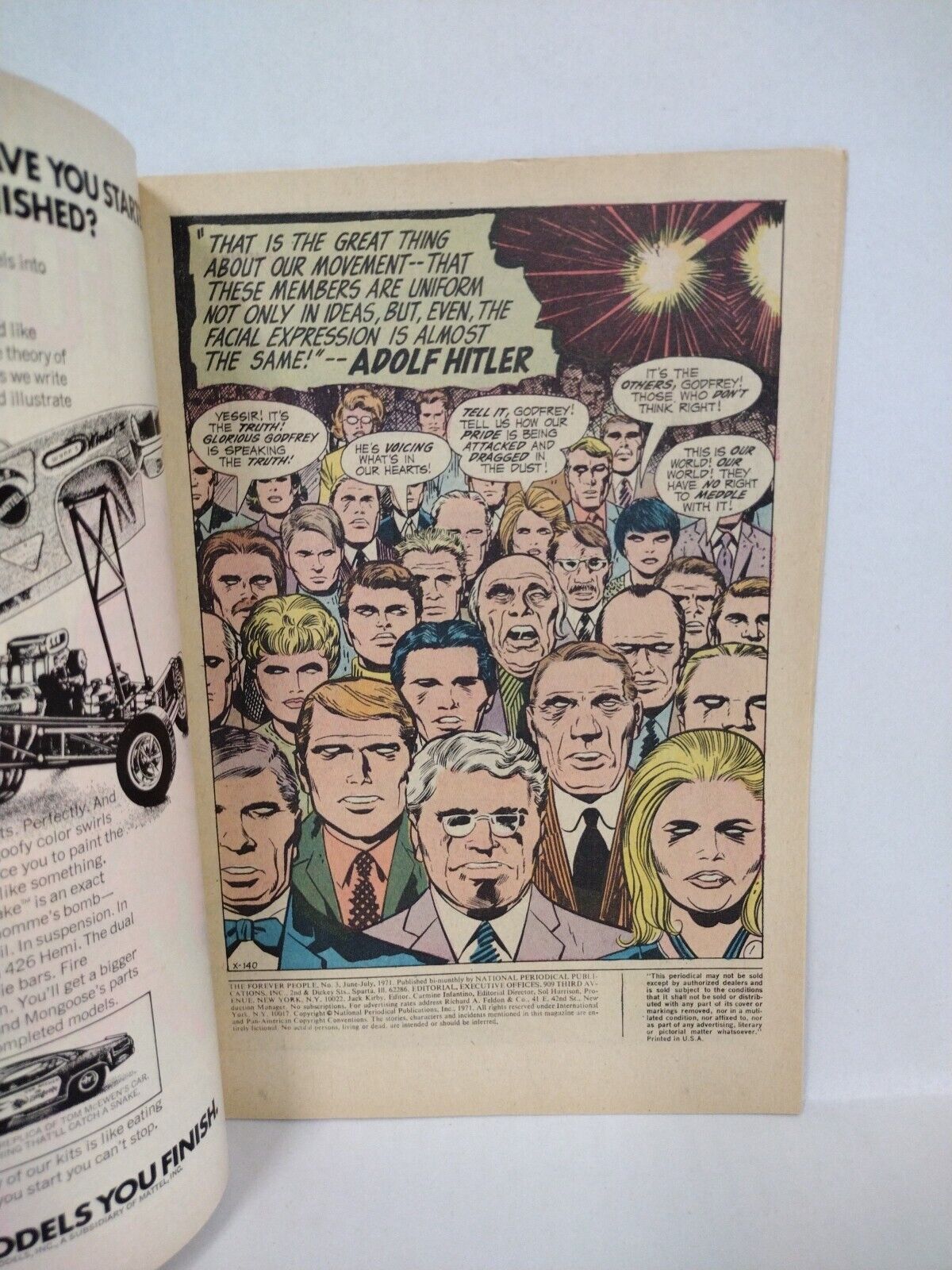 Forever People (1971) DC Comic Set #2 3 Jack Kirby Daekseid VF
