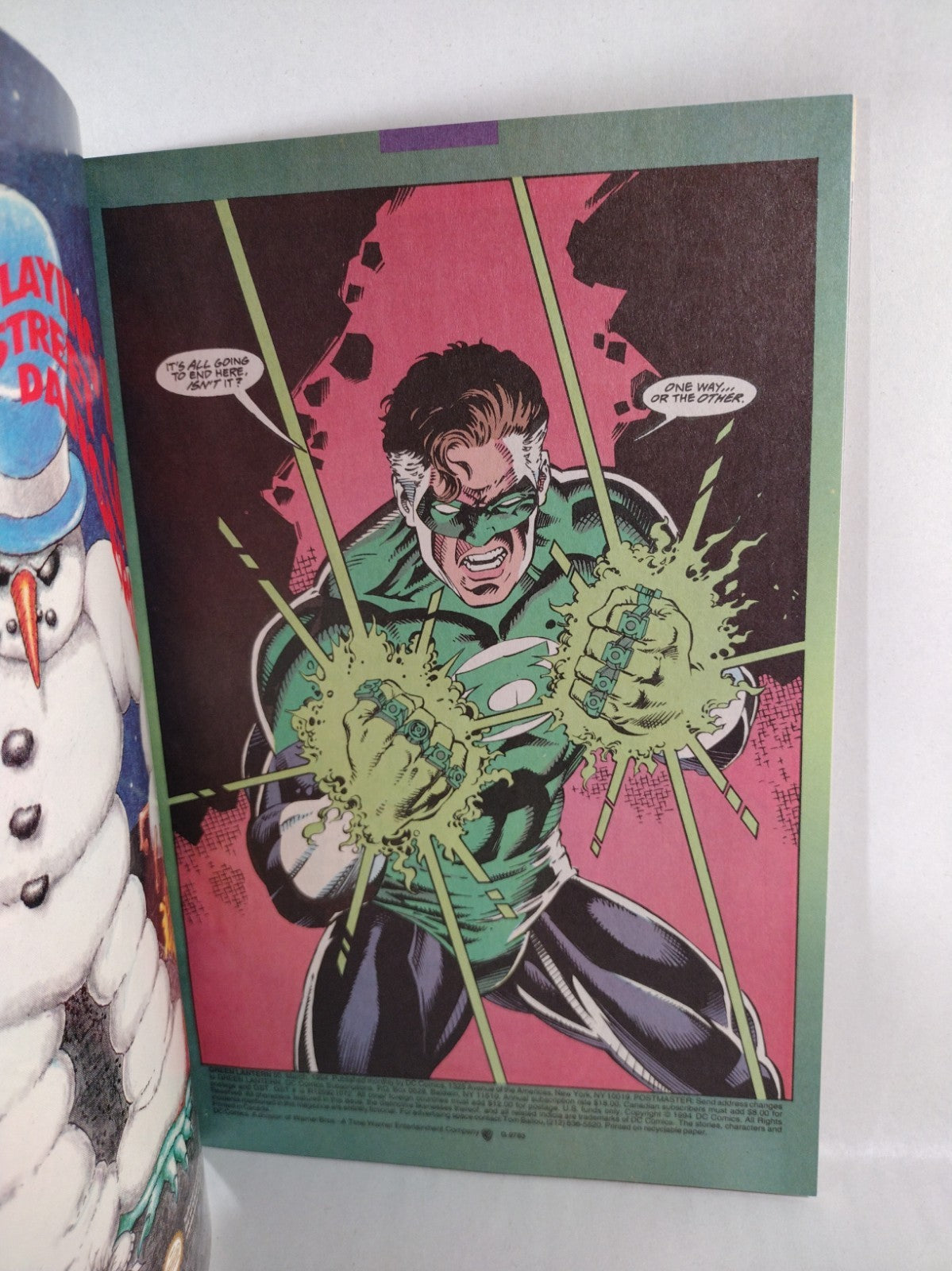 Green Lantern #50 (1994) DC Comic GITD Cover 1st Parallax Emerald Twilight Pt 3