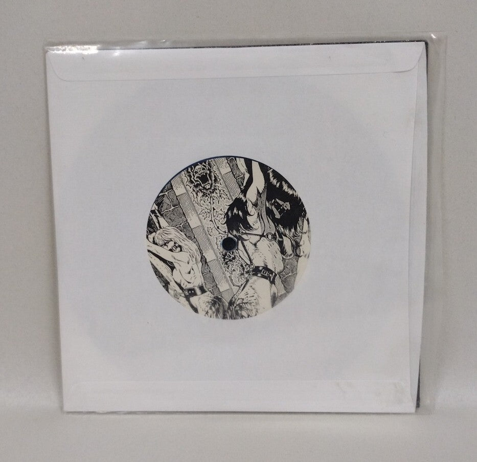 BANISHED 1993 7" Collector Club Vinyl Record w Signed Tim Vigil Art Sleeve Rare