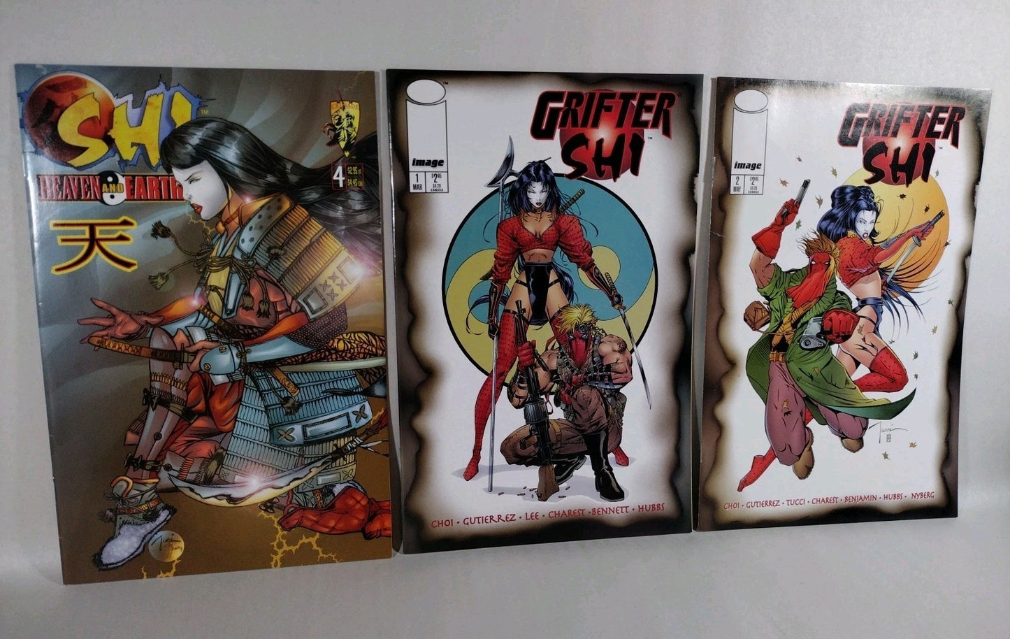 Shi (1997) The Series 1-13 Manga 2000 1-3 1/2 Heaven & Earth 1-4 Grifter 1-2