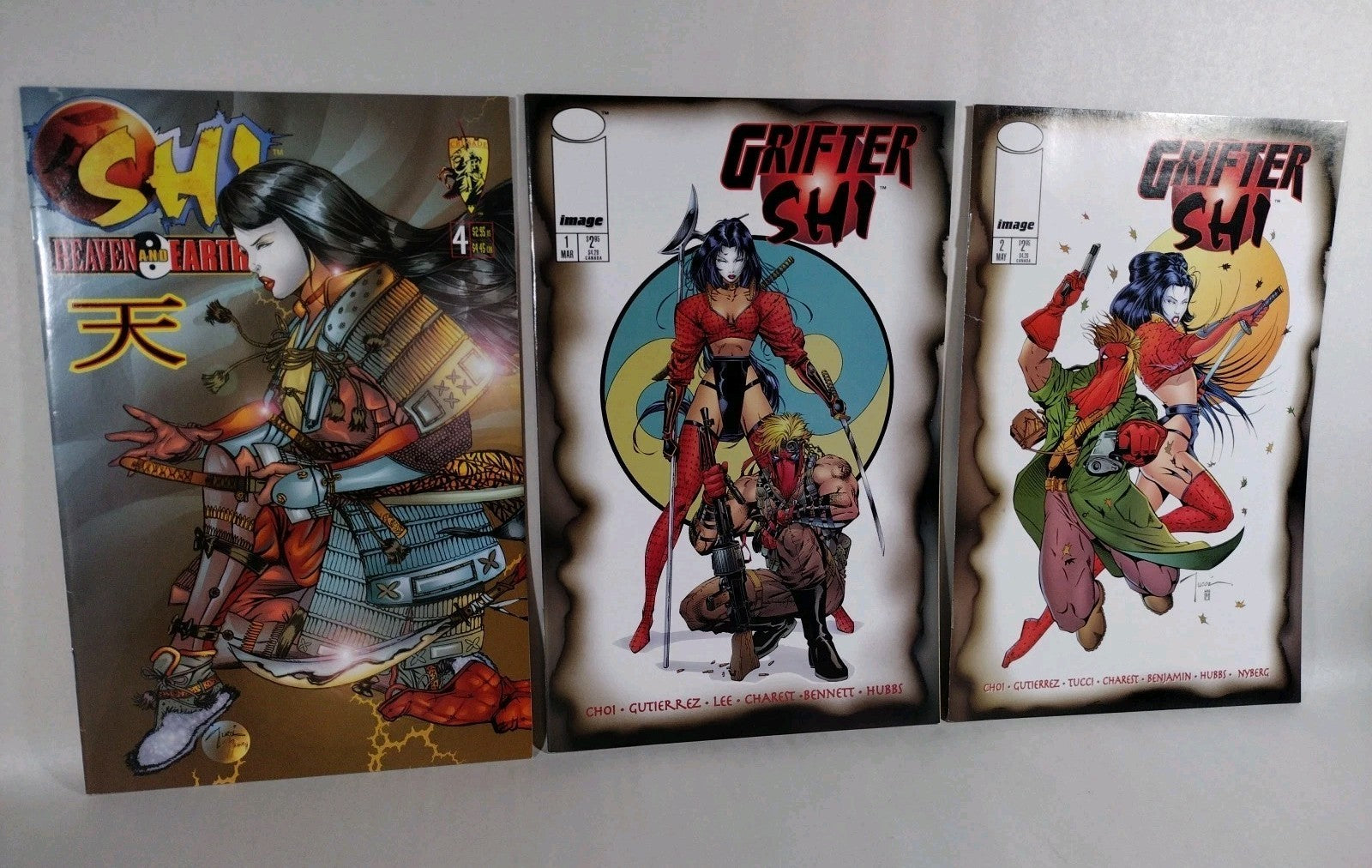 Shi (1997) The Series 1-13 Manga 2000 1-3 1/2 Heaven & Earth 1-4 Grifter 1-2