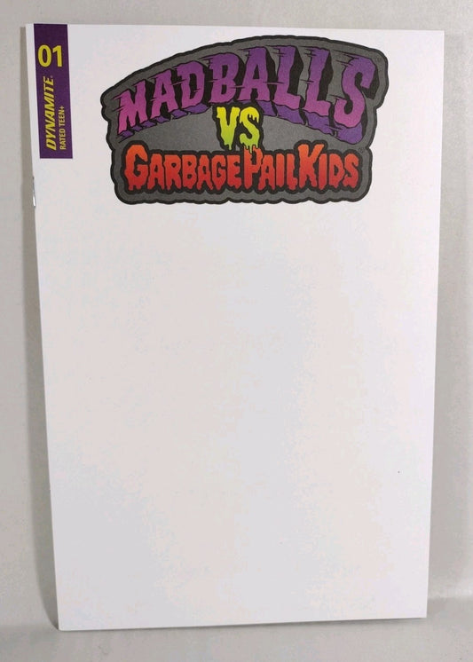 Madballs vs Garbage Pail Kids #1 (2022) Dynamite Blank Variant New NM