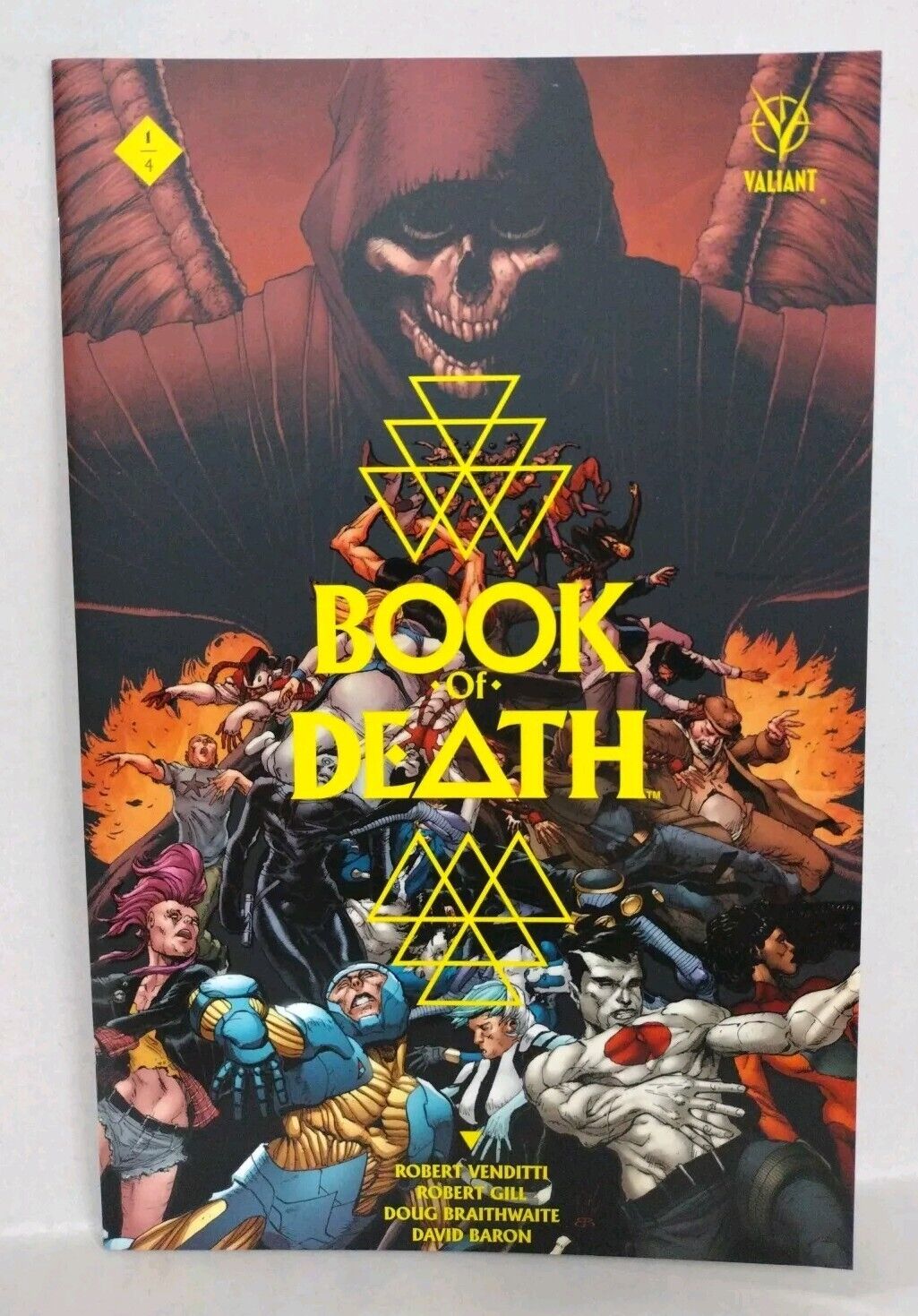 Book Of Death (2015) Complete Valiant Comic Set #1-4 + Fall Of X-O Bloodshot+