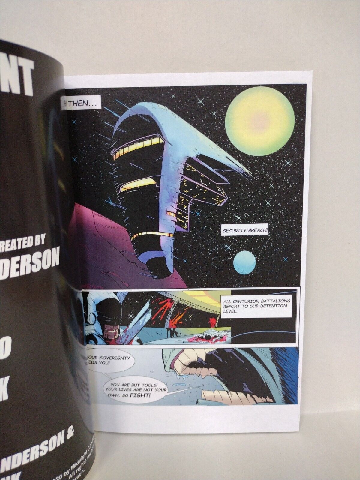 Malevolent Rising #1 (2020) Midnight Comics Signed Branden Sanderson Double Size