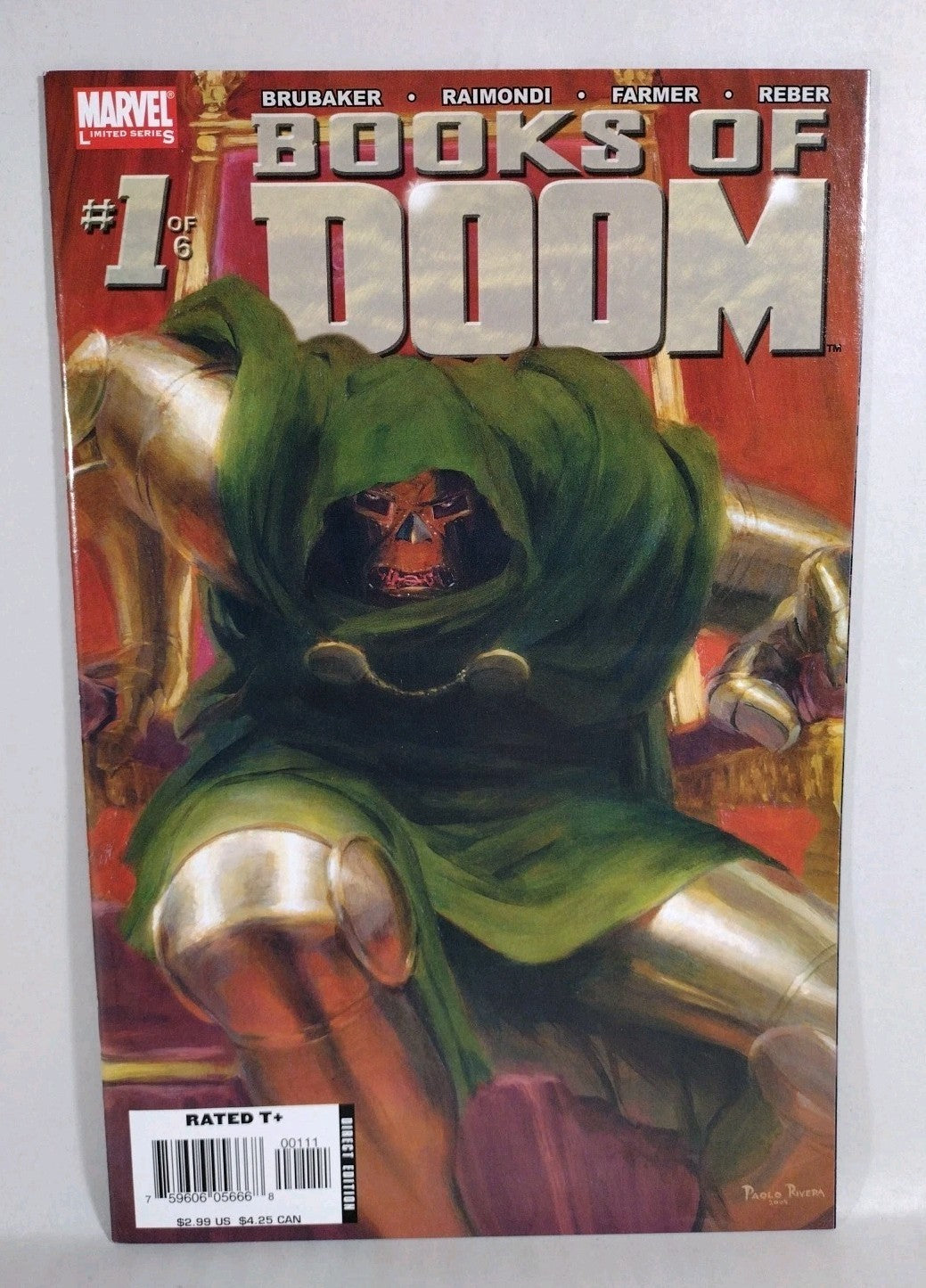 Books Of Doom (2006) Marvel Comic Lot #1 2 3 4 5 Ed Brubaker Pablo Raimondi 