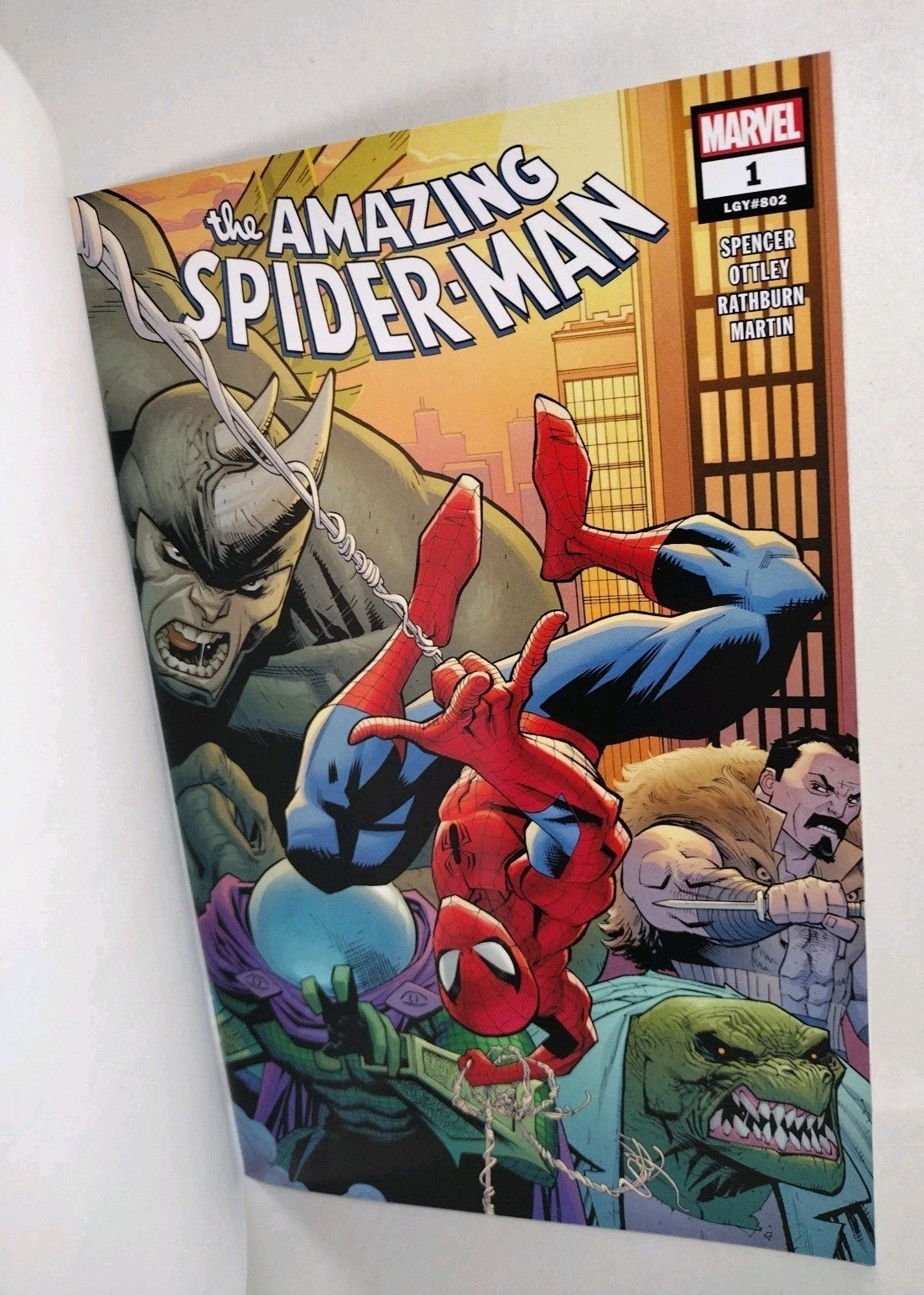 Amazing Spider-Man #1 (802) 2018 Marvel Blank Sketch Cover Variant Comics New NM