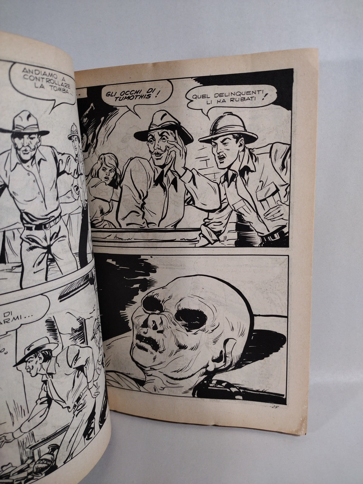 Terror #8 Eyes Of The Mummy (1970) Italian Text Horror Comic