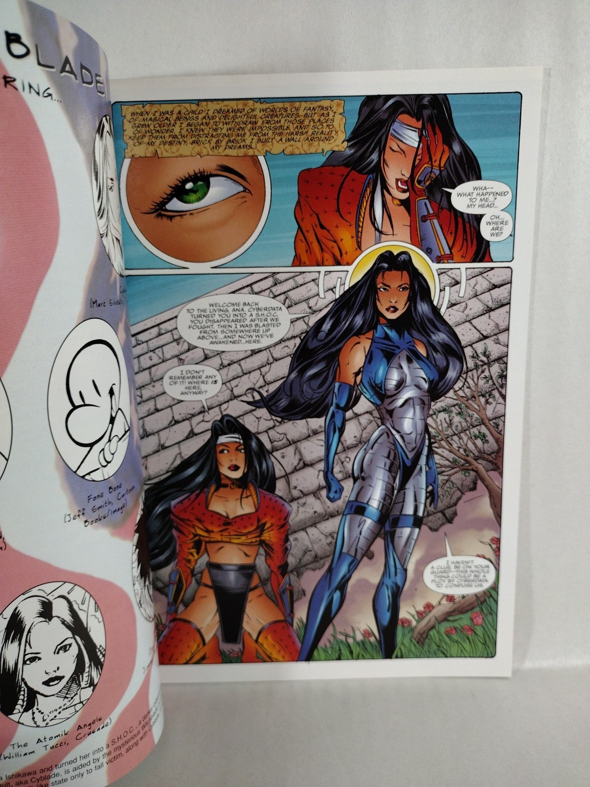 Cyblade Shi (1995) Image Crusade Comic Battle For The Independents Pt 1 2 VF-NM